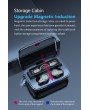 M18 Bluetooth Earphones Wireless TWS Waterproof HIFI Stereo Earbuds Fingerprint Touch Headset with Charging Box