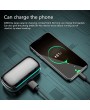 X8 Wireless Earphones Bluetooth-compatible Headphones Waterproof 8D Stereo Headsets Earbuds With Microphone 2000mAh Charging Box