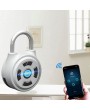 Pl-M1 Smart Electrical Bluetooth Padlock Mobile App Password Keyless Lock with Temporary Charging Interface
