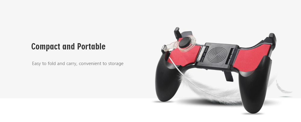 L1R1 Trigger with Mobile Game Handle Grip Controller Physical Aim Buttons Joysticks for PUBG- Black L1R1 Trigger with Mobile Game Handle Grip Controller Physical Aim Buttons Joysticks for PUBG- Black