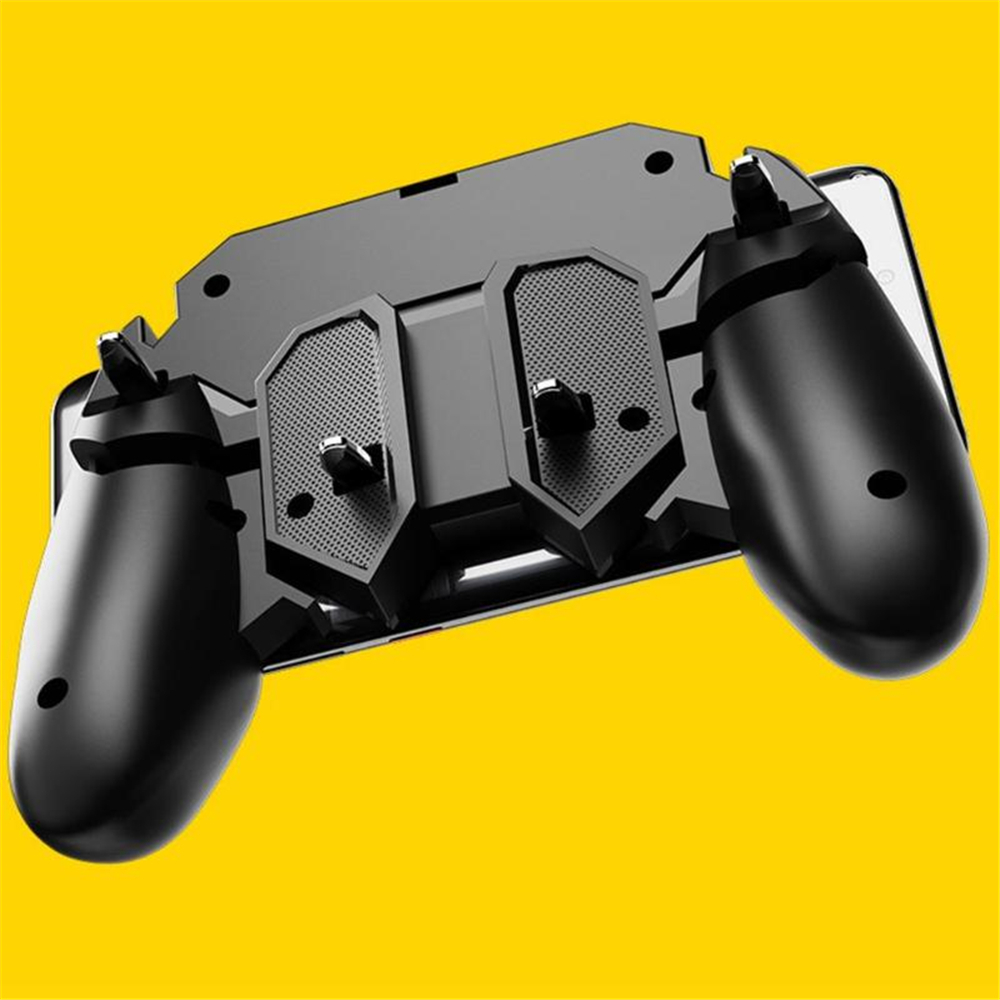 Mobile Gaming Joystick Gamepad Trigger Fire Button L1R1 Controller for PUBG - Black Mobile Gaming Joystick Gamepad Trigger Fire Button L1R1 Controller for PUBG - Black