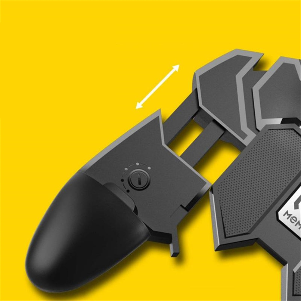 Mobile Gaming Joystick Gamepad Trigger Fire Button L1R1 Controller for PUBG - Black Mobile Gaming Joystick Gamepad Trigger Fire Button L1R1 Controller for PUBG - Black