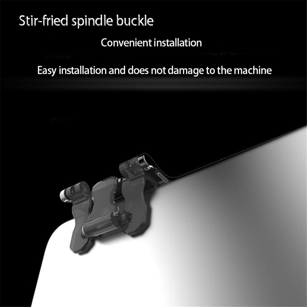 2 PCS Mobile Game Controller D2 L1R1- Black 2 PCS Mobile Game Controller D2 L1R1- Black