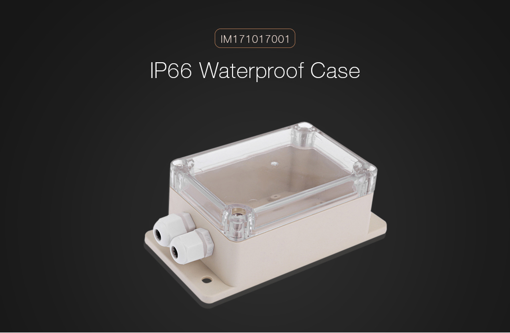 IM171017001 IP66 Waterproof Case with PG7 Connector for SONOFF Basic / RF / Pow / TH10 / TH16 / G1 - Gray Goose IM171017001 IP66 Waterproof Case with PG7 Connector for SONOFF Basic / RF / Pow / TH10 / TH16 / G1 - Gray Goose