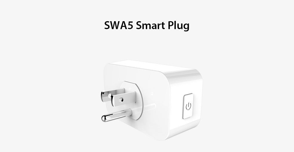 SWA5 Smart Plug Mini WiFi Socket US Standard for Home Automatization - White SWA5 Smart Plug Mini WiFi Socket US Standard for Home Automatization - White