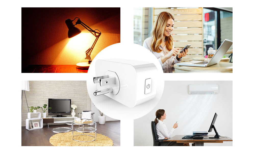 SWA5 Smart Plug Mini WiFi Socket US Standard for Home Automatization - White SWA5 Smart Plug Mini WiFi Socket US Standard for Home Automatization - White